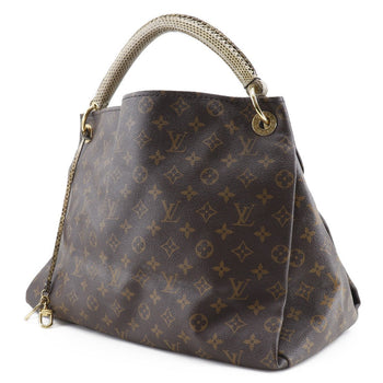 Louis Vuitton Shoulder Bag M40249 Monogram Canvas Brown Artsymm Women