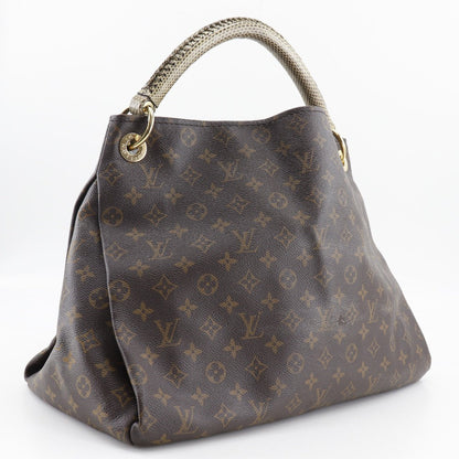Louis Vuitton Shoulder Bag M40249 Monogram Canvas Brown Artsymm Women