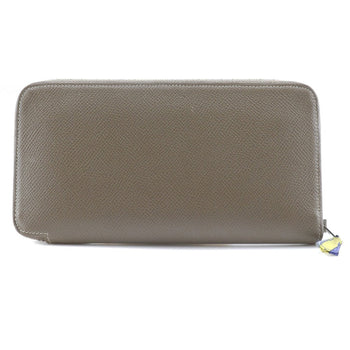 Hermes Long Wallet Purse Epsom Brown Azap Long Silk Inn Women