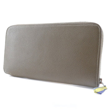 Hermes Long Wallet Purse Epsom Brown Azap Long Silk Inn Women