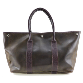 Hermes Tote Bag Amazonia Brown Garden Party Pm Mens(Unisex)