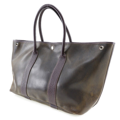 Hermes Tote Bag Amazonia Brown Garden Party Pm Mens(Unisex)