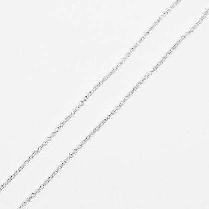 Tiffany&Co. Necklace Silver925, 1P Diamond Silver Loving Heart Women