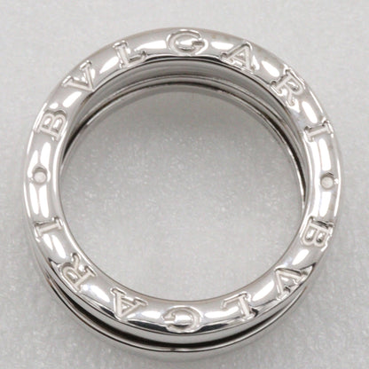 Bvlgari Ring K18 White Gold Silver 2 Bands Be Zero One B-Zero1 Women 50