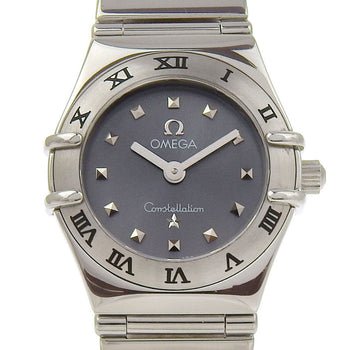 Omega Watches Quartz 1561.51 Stainless Steel Gray Mini My Choice Constellation Gray Dial Women