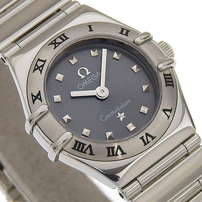 Omega Watches Quartz 1561.51 Stainless Steel Gray Mini My Choice Constellation Gray Dial Women