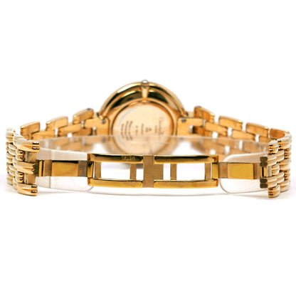 Dior Watches Quartz 47 154-2 Plated Gold Gold Bagira Black Dial Mens