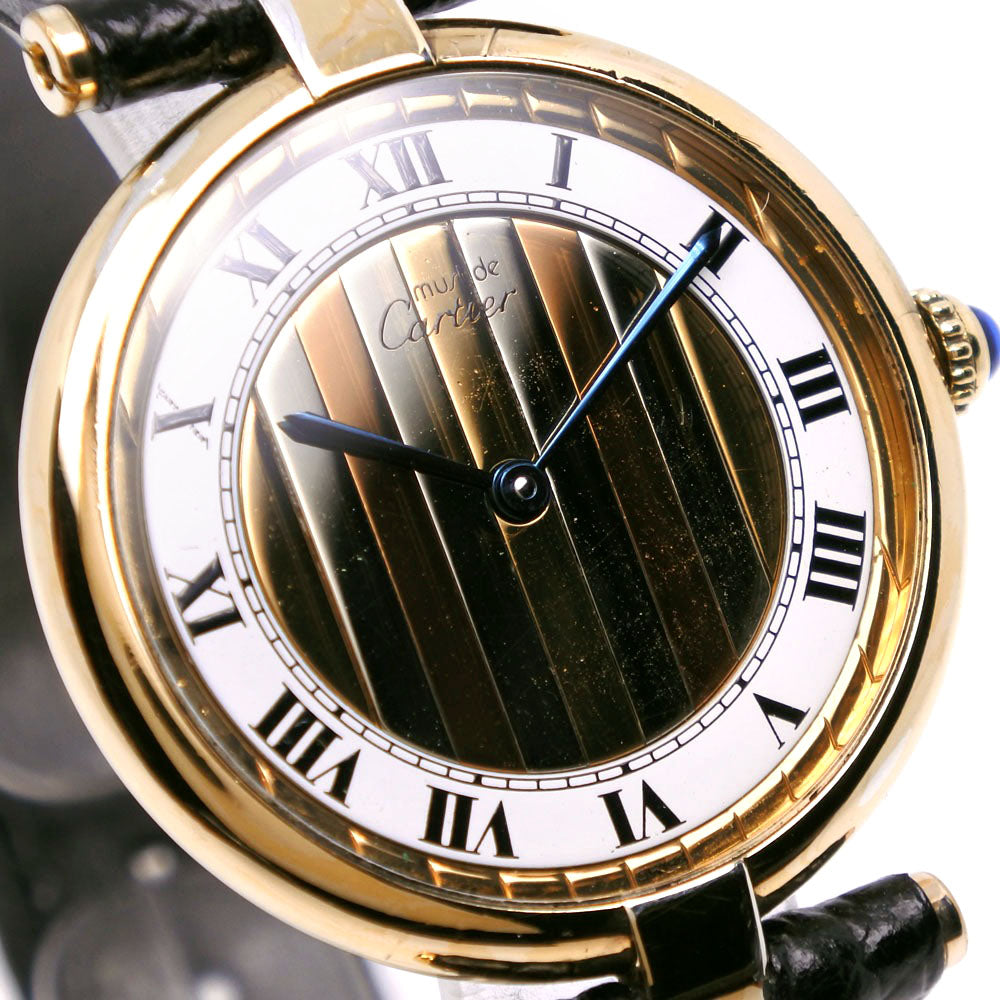 Cartier Watches Quartz 590003 Silver925, Embossed