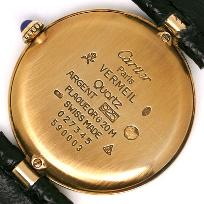Cartier Watches Quartz 590003 Silver925, Embossed