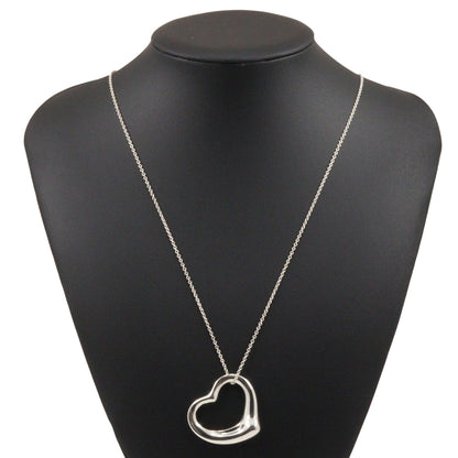 Tiffany&Co. Necklace Silver925 Silver Elsa Peretti Open Heart Large Women