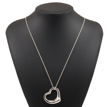 Tiffany&Co. Necklace Silver925 Silver Elsa Peretti Open Heart Large Women