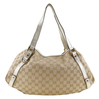 Gucci Tote Bag 130736 Gg Canvas Beige Women