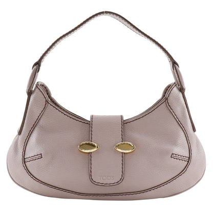Todfs Shoulder Bag Leather Lavender One Belt Women