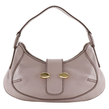Todfs Shoulder Bag Leather Lavender One Belt Women