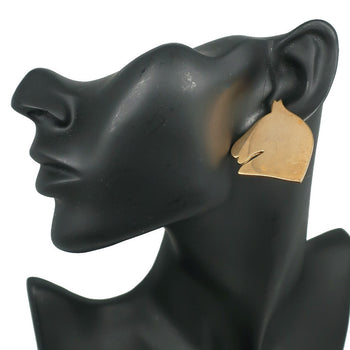 Hermes Earring Plated Gold Gold Bijouterie Fantaisie Shuval Women