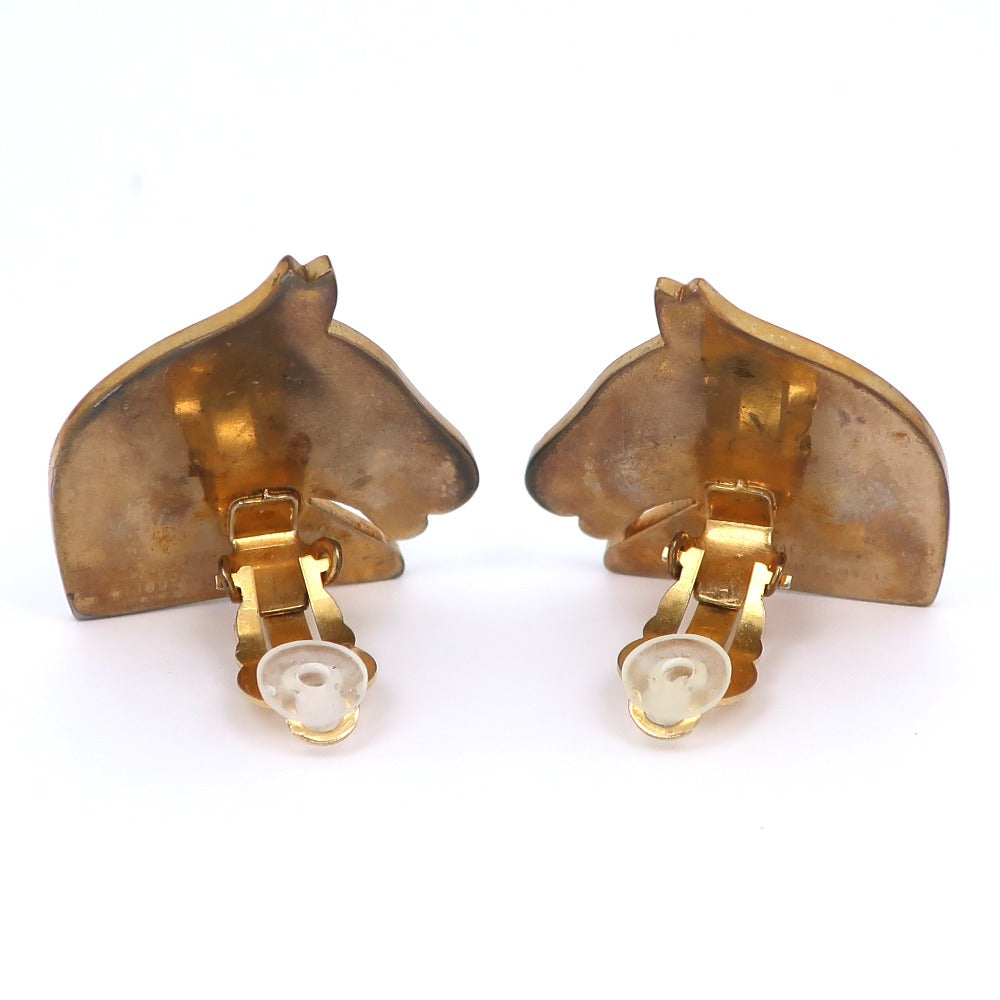 Hermes Earring Plated Gold Gold Bijouterie Fantaisie Shuval Women