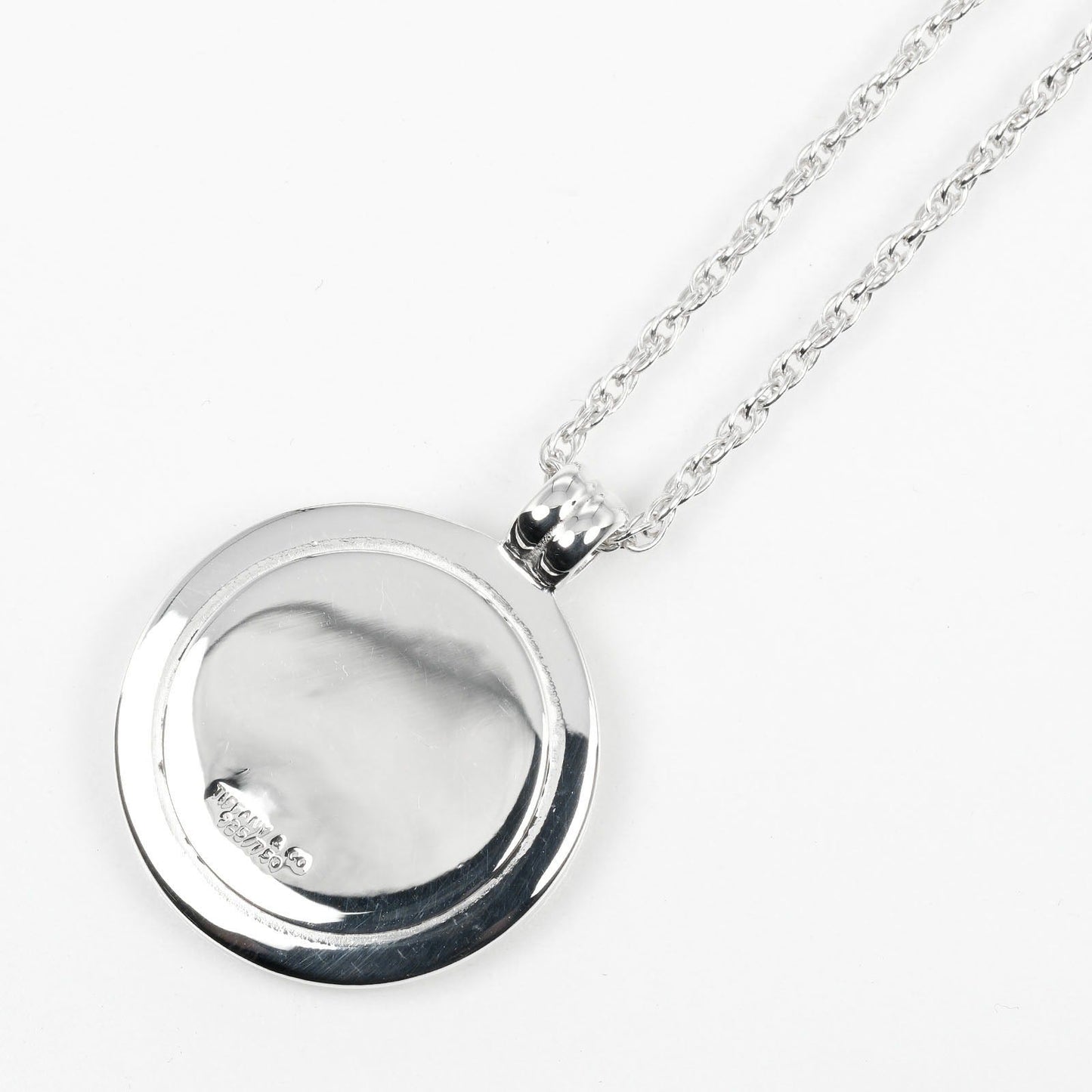 Tiffany&Co. Necklace Silver925, K18 Yellow Gold Silver T & C Coin Women