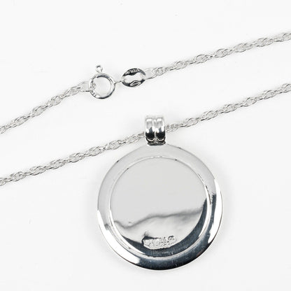 Tiffany&Co. Necklace Silver925, K18 Yellow Gold Silver T & C Coin Women