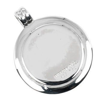 Tiffany&Co. Pendant Top Silver925, K18 Yellow Gold Silver T & C Coin Women