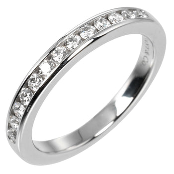 Tiffany&Co. Ring Pt950Platinum, Diamond Clear, Silver 0.1