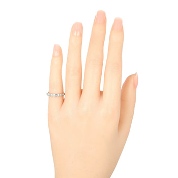 Tiffany&Co. Ring Pt950Platinum, Diamond Clear, Silver 0.1