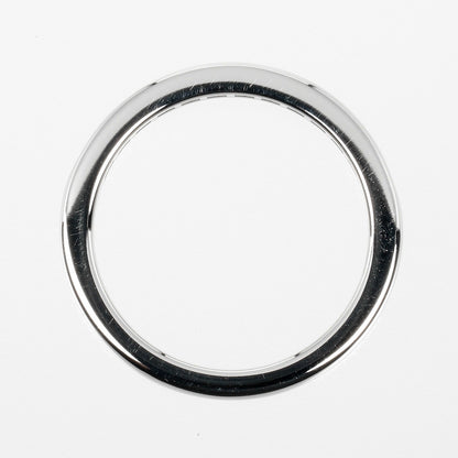 Tiffany&Co. Ring Pt950Platinum, Diamond Clear, Silver 0.1" Model Setting Half Circle Women