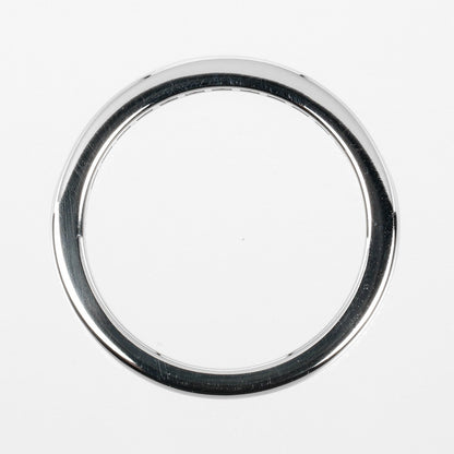 Tiffany&Co. Ring Pt950Platinum, Diamond Clear, Silver 0.1" Model Setting Half Circle Women