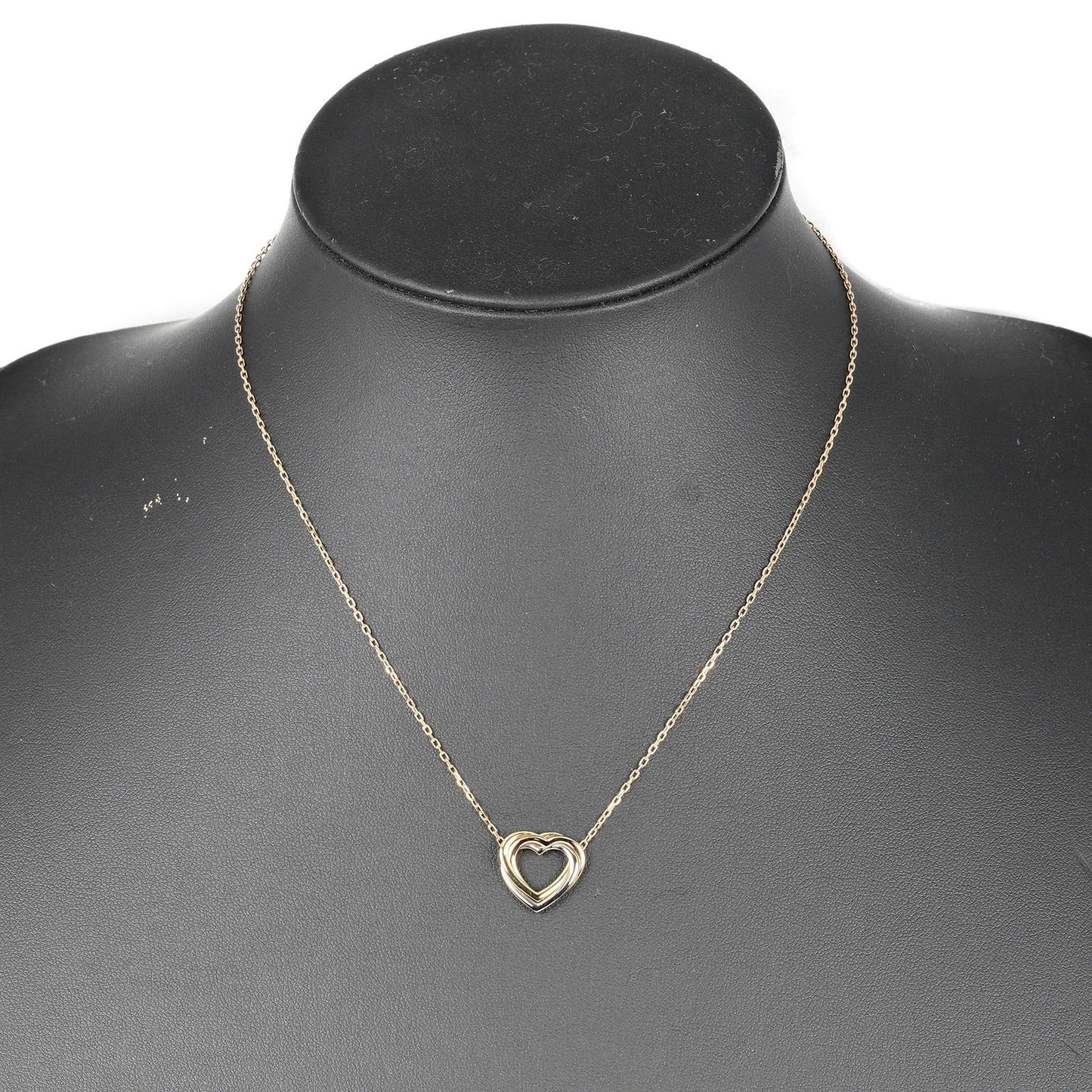 Cartier Necklace K18 Gold, Yg Pg Wg Gold Trinity Heart Women
