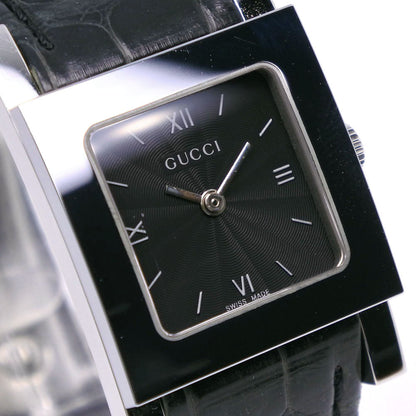 Gucci Watches Quartz 7900L.1 Stainless Steel , Leather Black Black Dial Women