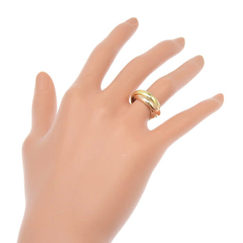 Cartier Ring K18 Yellow Gold Yg/Pg/Wg 3 Stations Trinity Women 47