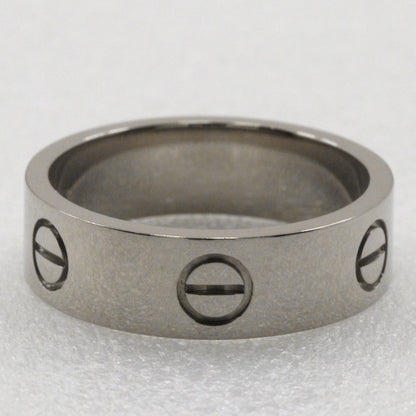 Cartier Ring K18 White Gold Silver Love Ring Women 57