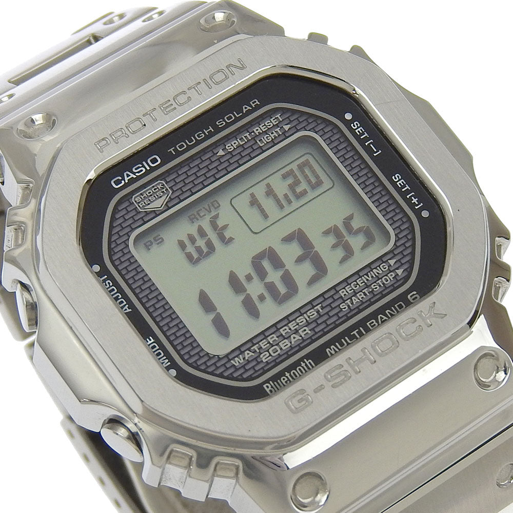 Casio Watches Solar Powered Radio Watch Gmw-B5000D-1Jf Stainless Steel Silver Full Metal G Shock