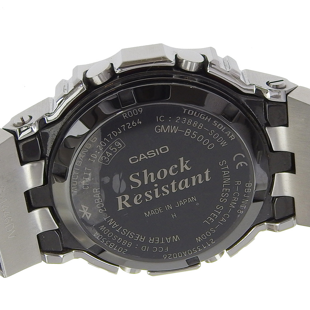 Casio Watches Solar Powered Radio Watch Gmw-B5000D-1Jf Stainless Steel Silver Full Metal G Shock