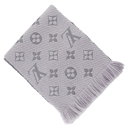 Louis Vuitton Scarf Wool, Silk Gray Esharp Logomania