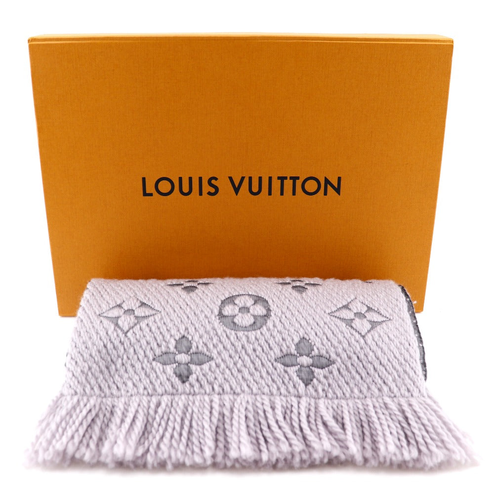 Louis Vuitton Scarf Wool, Silk Gray Esharp Logomania
