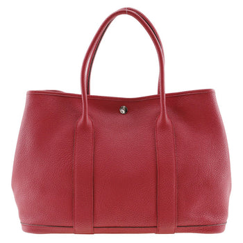 Hermes Tote Bag Negonda Red Garden Party Pm Women