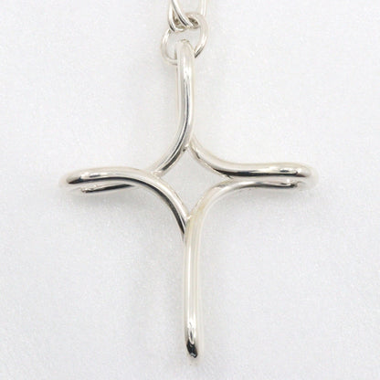 Tiffany&Co. Necklace Silver925 Silver Open Cross Large Infinity Cross