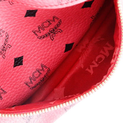 Mcm Backpack Mwk1 Sve02 Pvc Pink Studs Logogram Women