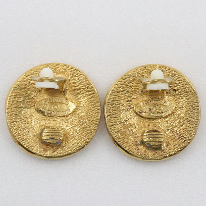 Chanel Earring Plated Gold Gold Vintage 31 Rue Cambon Women