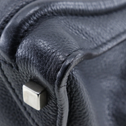 Celine Handbag 167793 Calfskin Black Micro Shopper Luggage Women