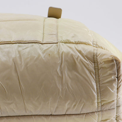 Bottegaveneta Tote Bag Nylon Gold Beige Intrecciato Spinnaker Women