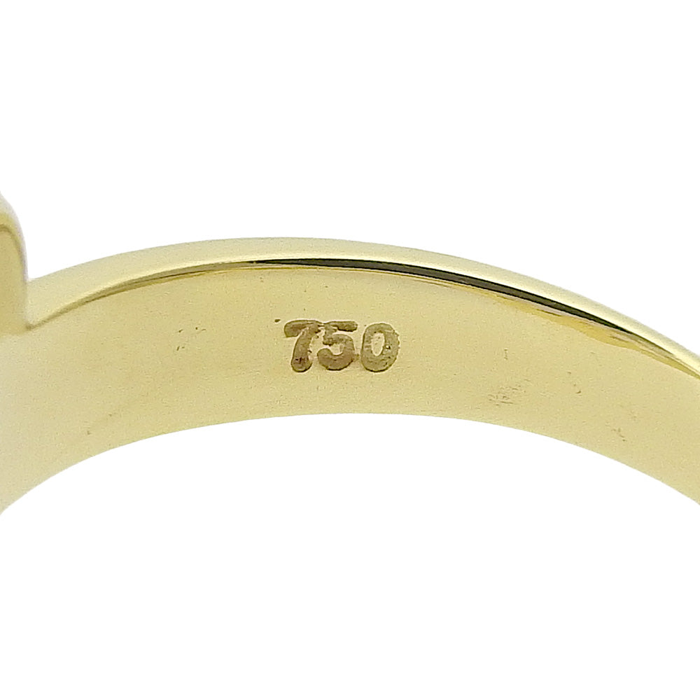 Tiffany&Co. Ring K18 Yellow Gold Gold Triple Heart Women