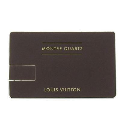Louis Vuitton Watches Quartz Q121U Stainless Steel, Monogram Vernis, Diamond Black Amarrant Disk