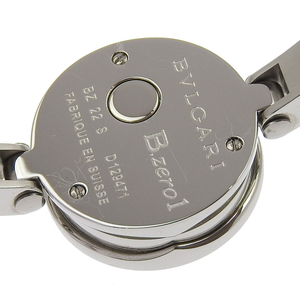 Bvlgari Watches Quartz Bz22S Stainless Steel Silver Be Zero One B-Zero1 Black Dial Women