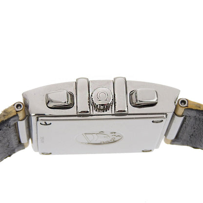 Omega Watches Quartz 1841.72.21 Stainless Steel , Embossed Leather White Quadra Constellation White