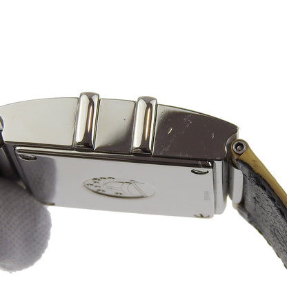 Omega Watches Quartz 1841.72.21 Stainless Steel , Embossed Leather White Quadra Constellation White