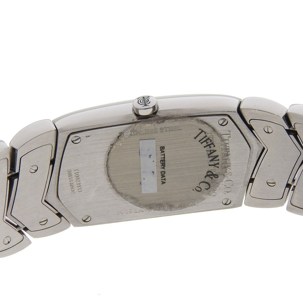 Tiffany&Co. Watches Quartz Z6301.10 Stainless Steel Silver Tisolo Black Dial Women