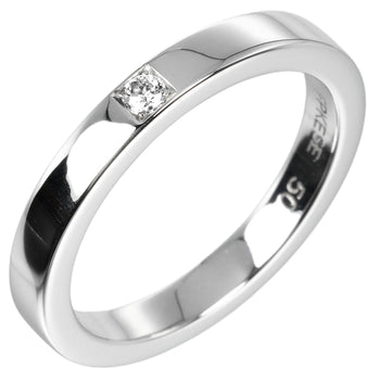 Bvlgari Ring Pt950Platinum, 1P Diamond Silver Marie Me 50