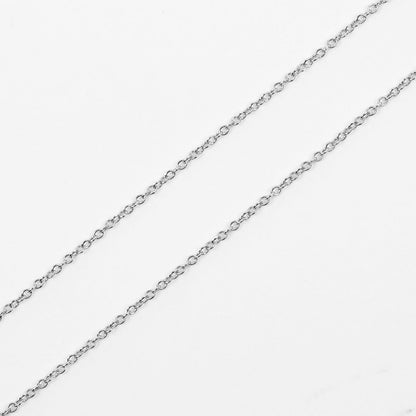 Tiffany&Co. Necklace Pt950Platinum, Diamond Silver Paper Flower Women