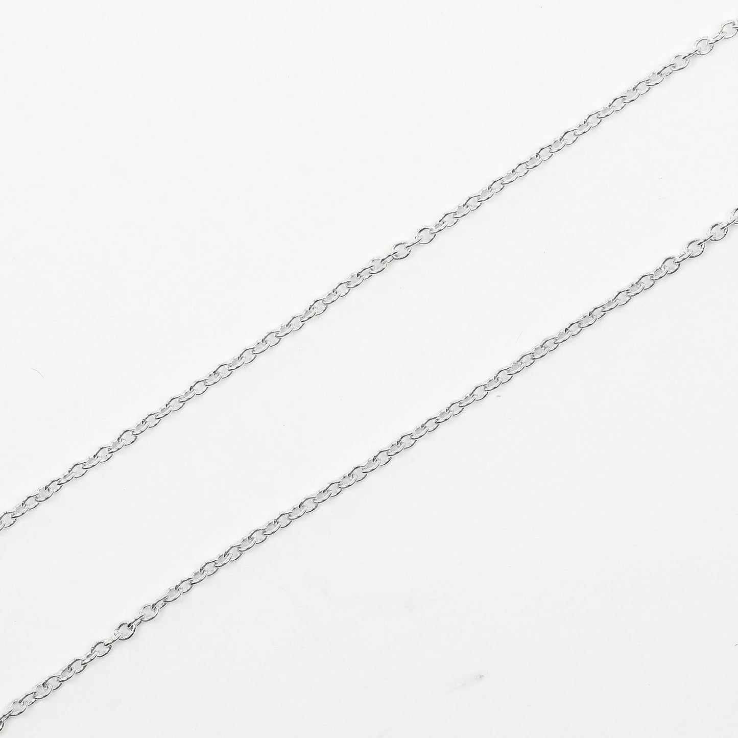 Tiffany&Co. Necklace Silver925, Rubedo Metal Silver 1837 Interlocking Circle